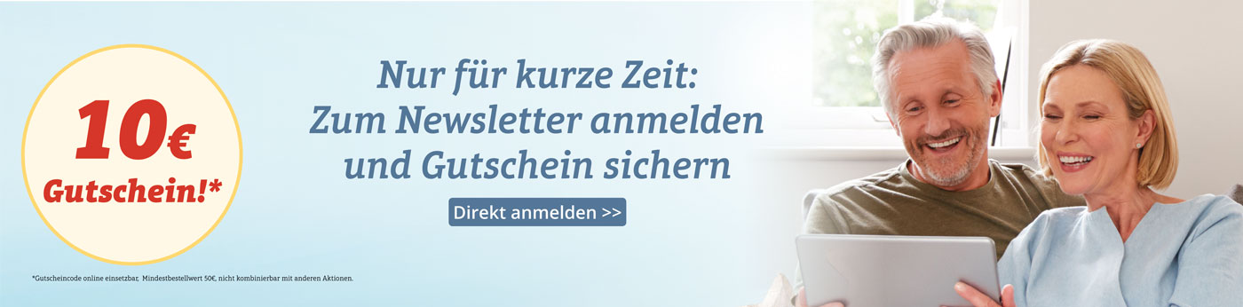 Versandkostenfrei bestellen - Melden Sie sich zum Newsletter von SANPURA an 