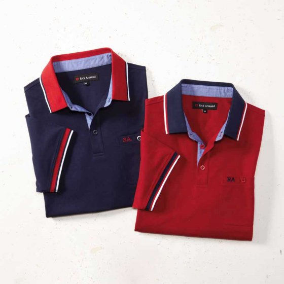 Piqué Poloshirt, rot 3XL | Rot