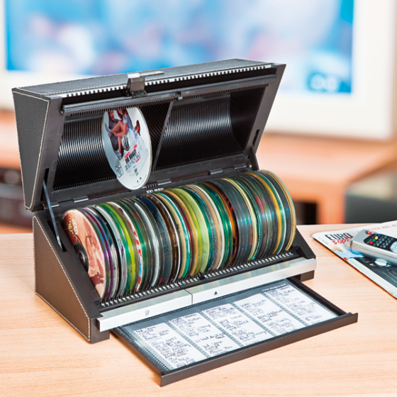 Automatische CD/DVD Archivbox 