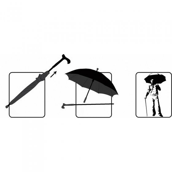 Schirm und Stock 
